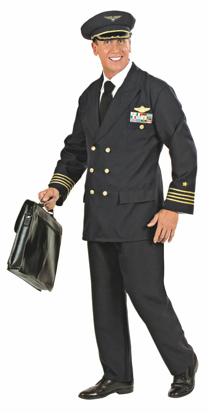 Disfraz de Piloto Adultos Widmann